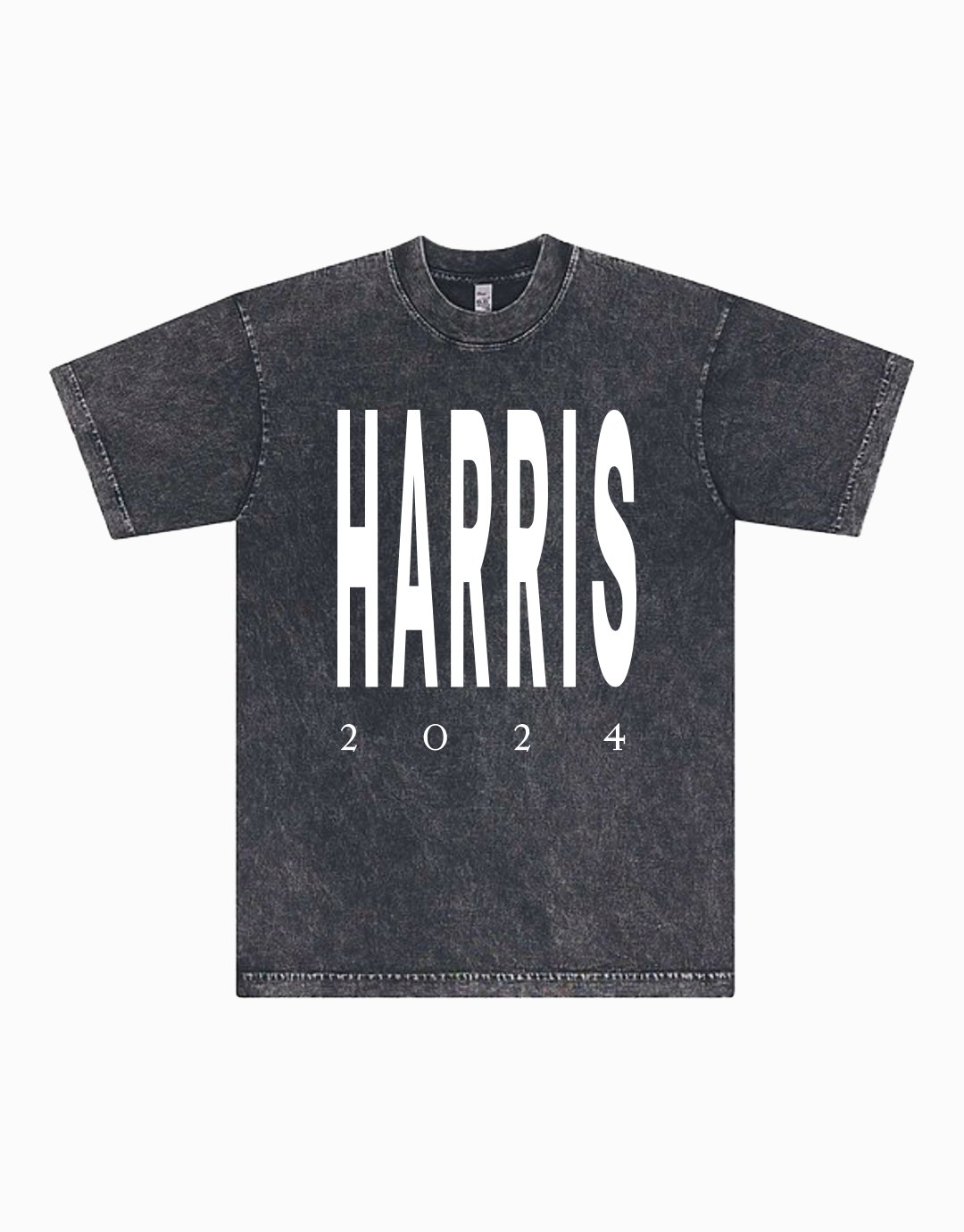 Harris 2024 T Shirt Washed Black Social Goods Elect Kamala Harris