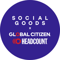 Social Goods for Global Citizen x HeadCount Collection