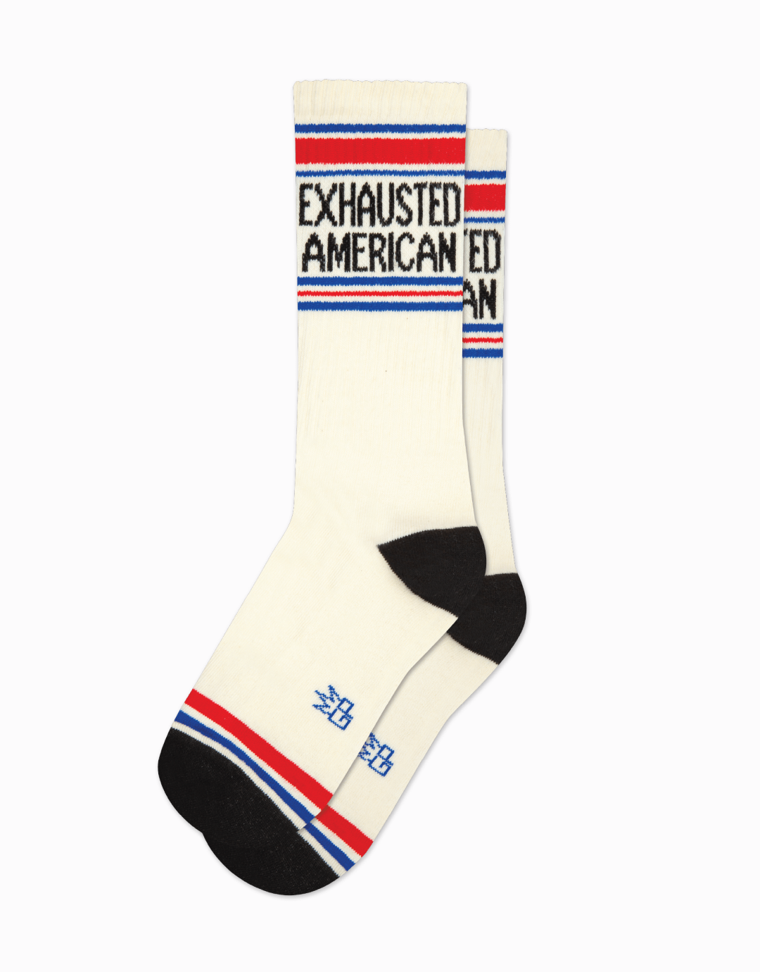 Exhausted American Gym Socks