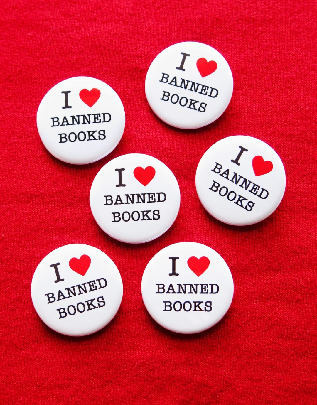 I love Banned Books Button