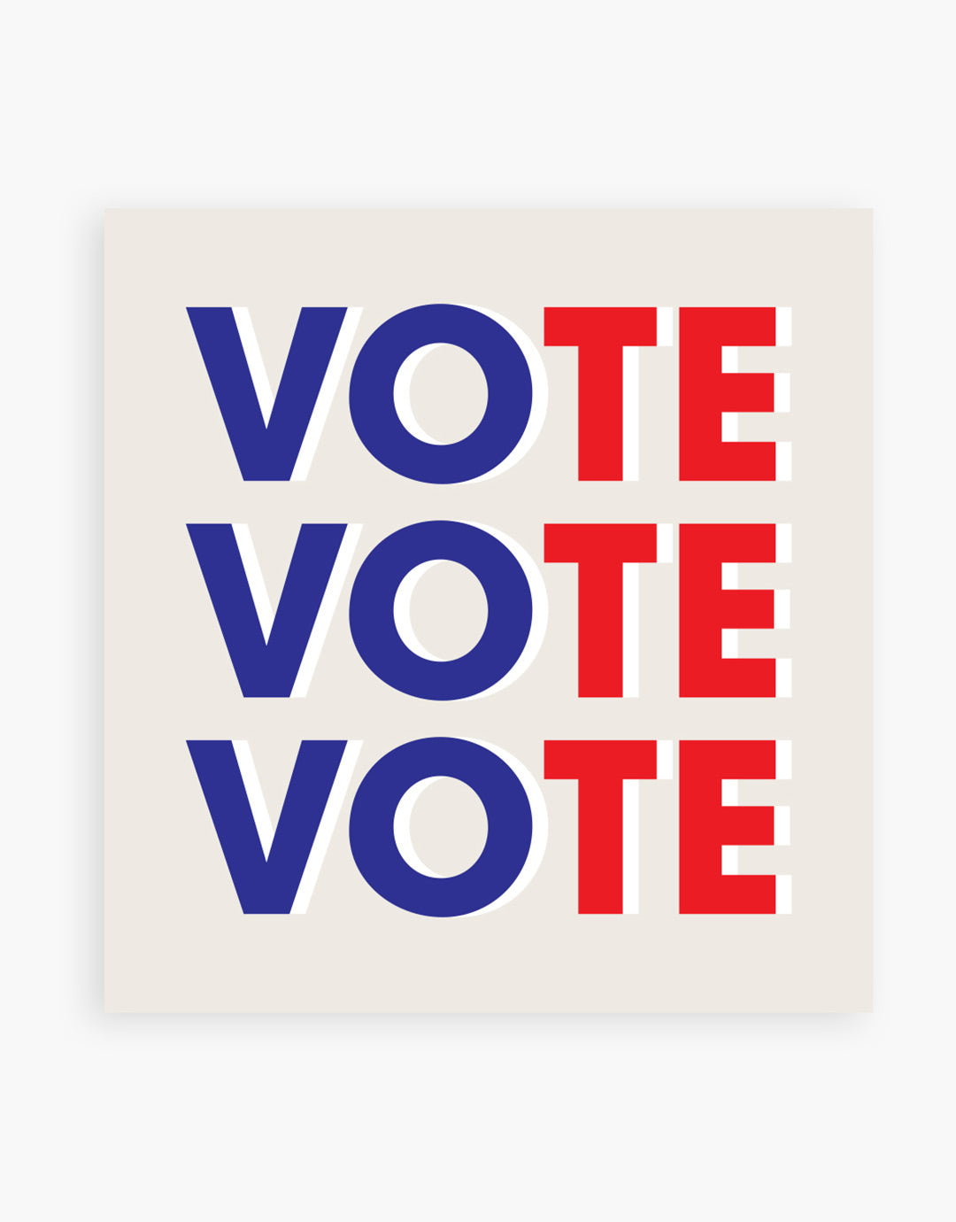 The Vote Vote Vote Sticker